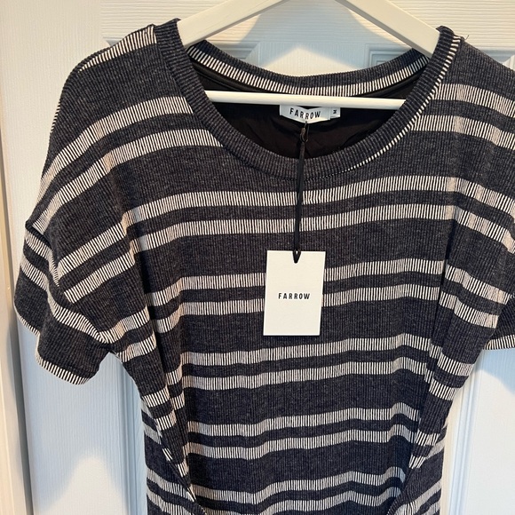 ‘FARROW’ Navy Knit Dress Size M - Picture 6 of 6